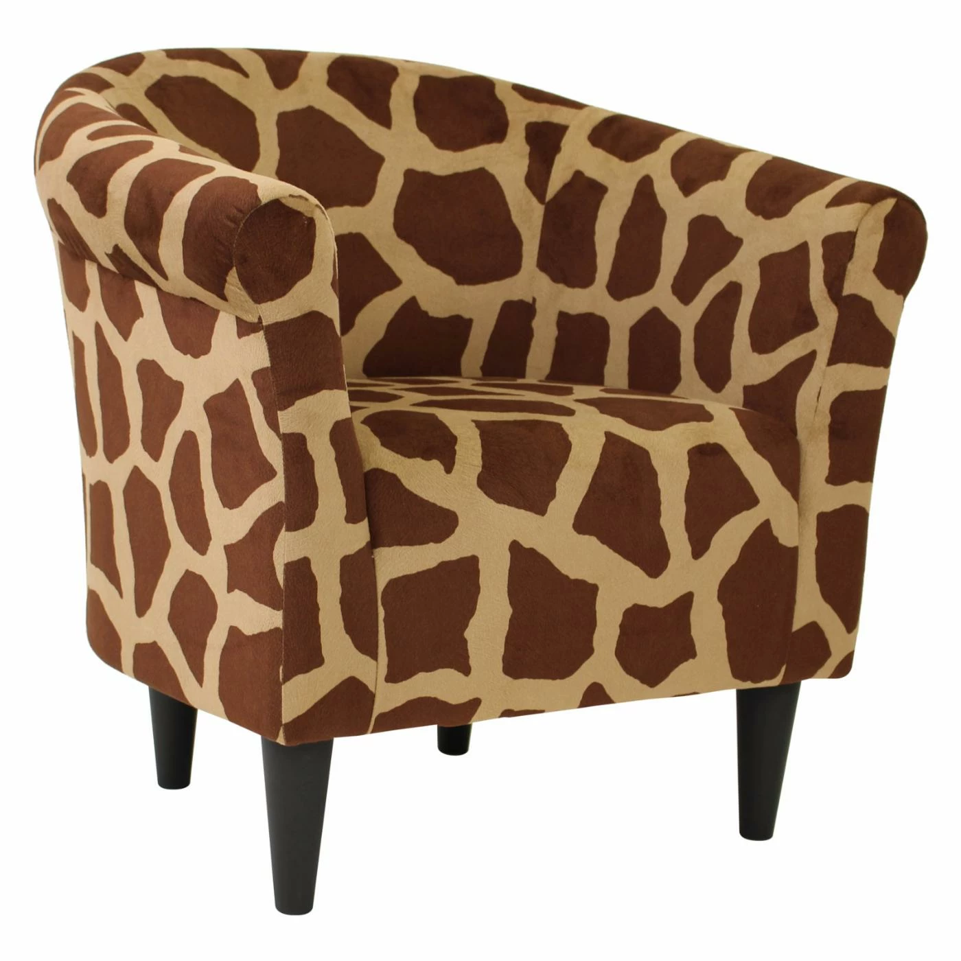 Best Pirce π Barrel Chairs Fox Hill Savannah Giraffe Print Club Chair π