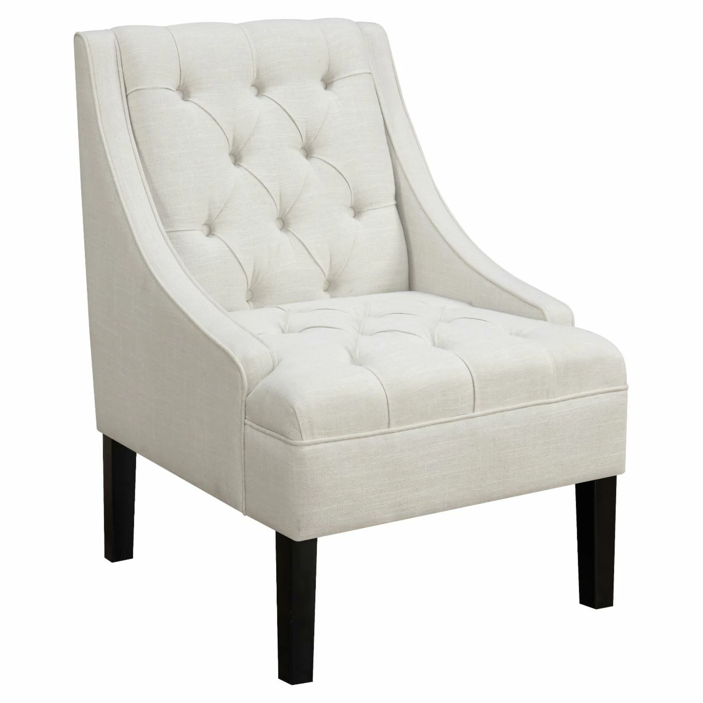 Cheap 𧨠Arm Chairs Right2Home Scoop Arm Button Tufted Accent Chair π