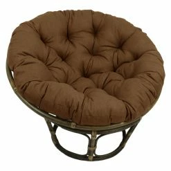 Budget 👍 Egg Chairs International Caravan Bali 42 In. Solid Papasan Chair With Cushion 🥰