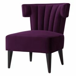 Budget ๐ฅฐ Wingback Chairs Nicole Miller Payton Velvet Accent Chair ๐ฅฐ
