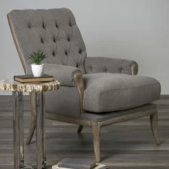 New 👏 Arm Chairs East At Main Ahri Upholstered Occasional Accent Chair 😍