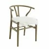 Deals 🌟 Arm Chairs Linon Ellis Wishbone Chair 👍