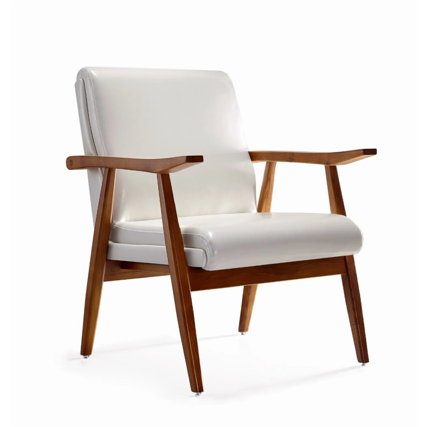 Cheap ๐ Arm Chairs Manhattan Comfort Arch Duke Faux Leather Accent Chair ๐