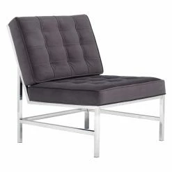 Best Sale 🔔 Armless Chairs Studio Designs Ashlar Velvet Accent Chair 🔥