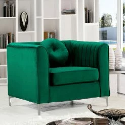 Top 10 ⌛ Arm Chairs Meridian Furniture Inc Isabelle Velvet Chair ✨