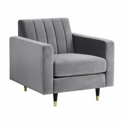 Coupon ๐ฅ Arm Chairs Meridian Furniture Inc Lola Upholstered Club Chair ๐