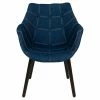 Best Sale 😍 Arm Chairs LeisureMod Milburn Tufted Denim Lounge Chair ⭐