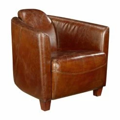 Best deal 🤩 Moes Home Collection Barrel Chairs Moe's Home Collection Salzburg Club Chair - Dark Brown 😉