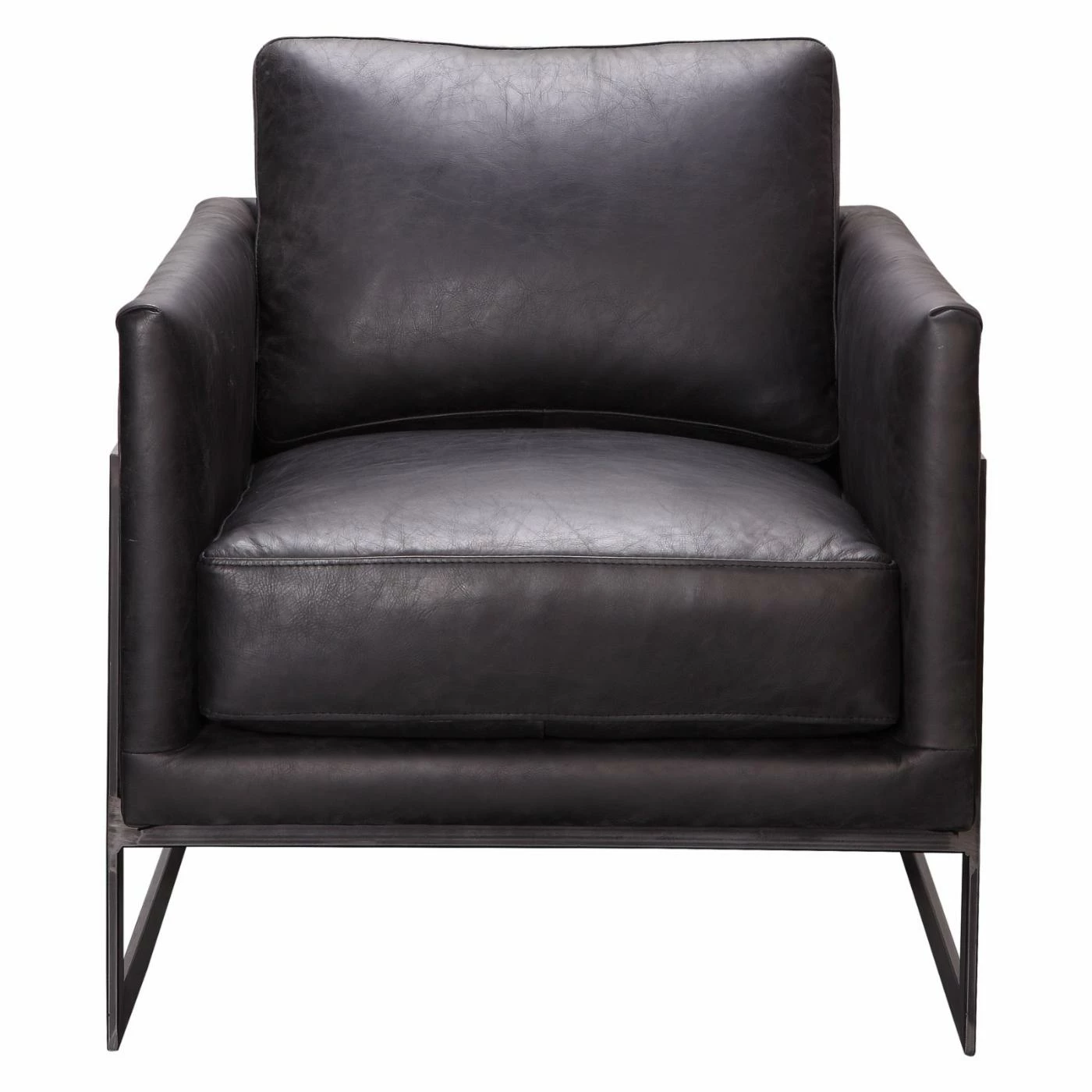 Buy ๐ Arm Chairs Moes Home Collection Luxe Leather Club Chair ๐คฉ