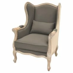 Cheapest 👍 Wingback Chairs New Pacific Direct Inc Guinevere Wing Arm Accent Chair 💯