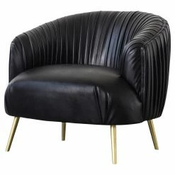 Top 10 ✔️ Barrel Chairs New Pacific Direct Inc Anna Upholstered Pleated Accent Chair 🥰