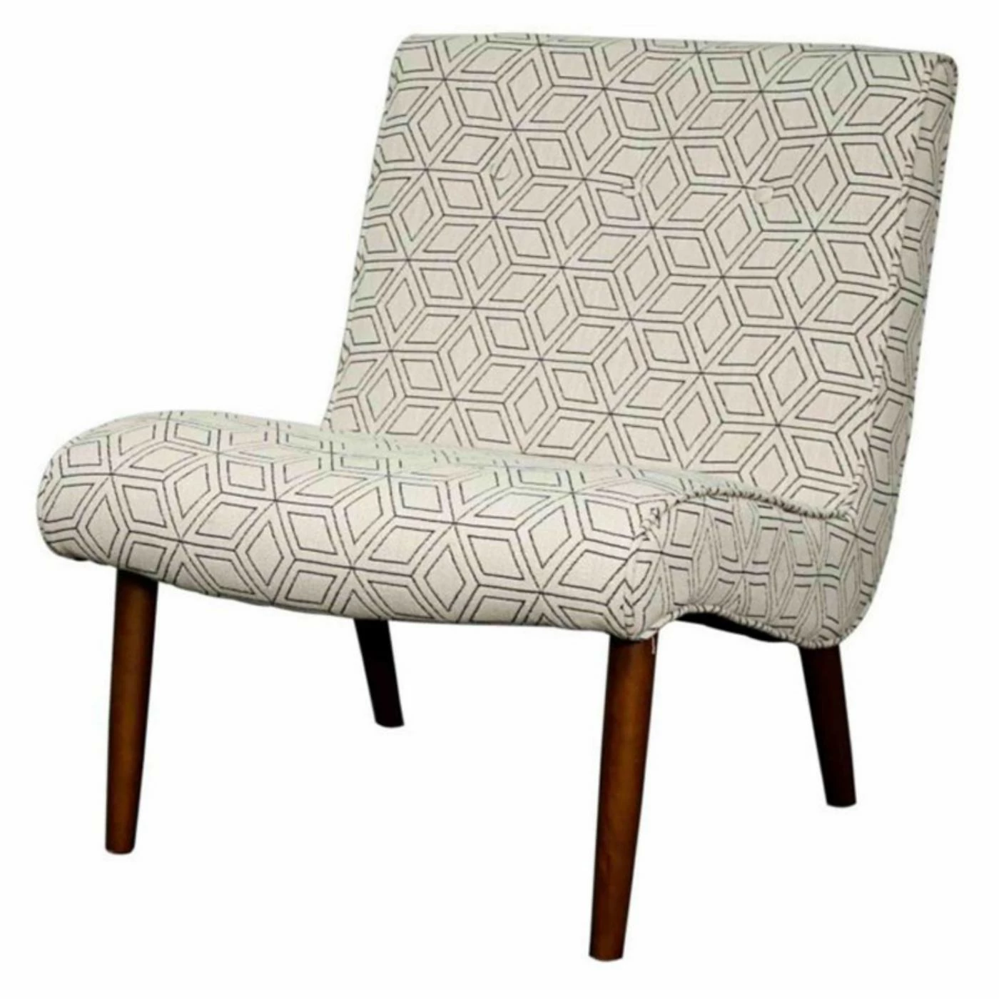 Brand new โ๏ธ Armless Chairs New Pacific Direct Inc Alexis Geo Diamond Accent Chair ๐