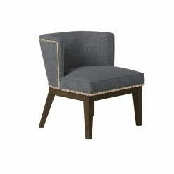 Cheap ๐ Armless Chairs Boss Ava Accent Chair With Nailheads โจ