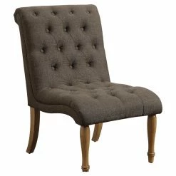 Budget ❤️ Armless Chairs Rosevera Aria Armless Tufted Accent Chair 🤩