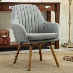 Brand new 🔔 Arm Chairs Roundhill Furniture Tuchico Contemporary Fabric Accent Chair 🎉