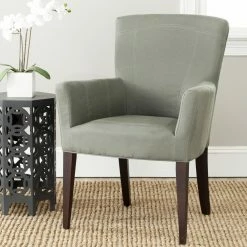 Budget ๐ Arm Chairs Safavieh Dale Arm Chair - Sea Mist ๐