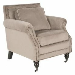 Hot Sale โจ Arm Chairs Safavieh Karsen Club Chair - Taupe ๐