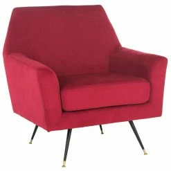 Brand new ๐ Arm Chairs HN Home Sergeyevich Mid-Century Modern Velvet Retro Accent Chair โ๏ธ