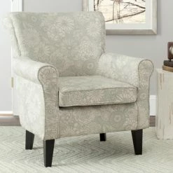 New ✔️ Arm Chairs Safavieh Hazina Floral Club Chair 🔔