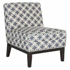 Hot Sale 😉 Armless Chairs Safavieh Armond Chair - Blue Geometric Pattern 😍