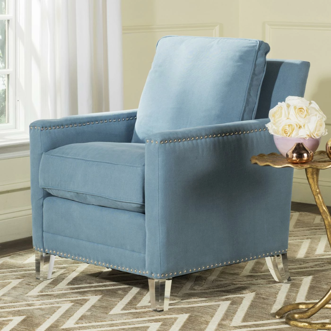 Cheapest π Arm Chairs Safavieh Hollywood Glam Acrylic Tufted Club Chair π