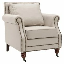 New 🥰 Arm Chairs Safavieh Karsen Club Chair 🌟