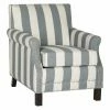 Cheapest 💯 Arm Chairs Safavieh Easton Club Chair Awning Stripes With Silver Nail Heads 🔔