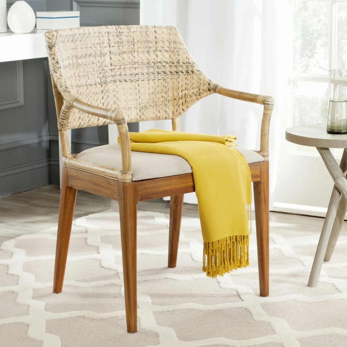 Promo π Arm Chairs Safavieh Carlo Arm Chair β