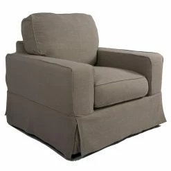 Best reviews of 😀 Club Chairs Sunset Trading Americana Slipcovered Chair 💯