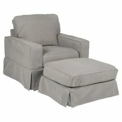 Flash Sale 👍 Arm Chairs Sunset Trading Americana Slipcovered Arm Chair ✨