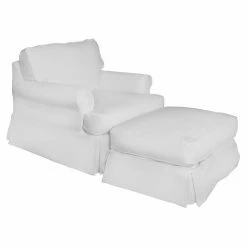 Promo 👏 Club Chairs Sunset Trading Horizon Slipcovered Arm Chair 🎁