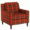 Flash Sale ✨ Club Chairs Skyline Furniture Plaid Club Arm Chair 🤩