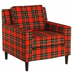 Flash Sale โจ Club Chairs Skyline Furniture Plaid Club Arm Chair ๐คฉ