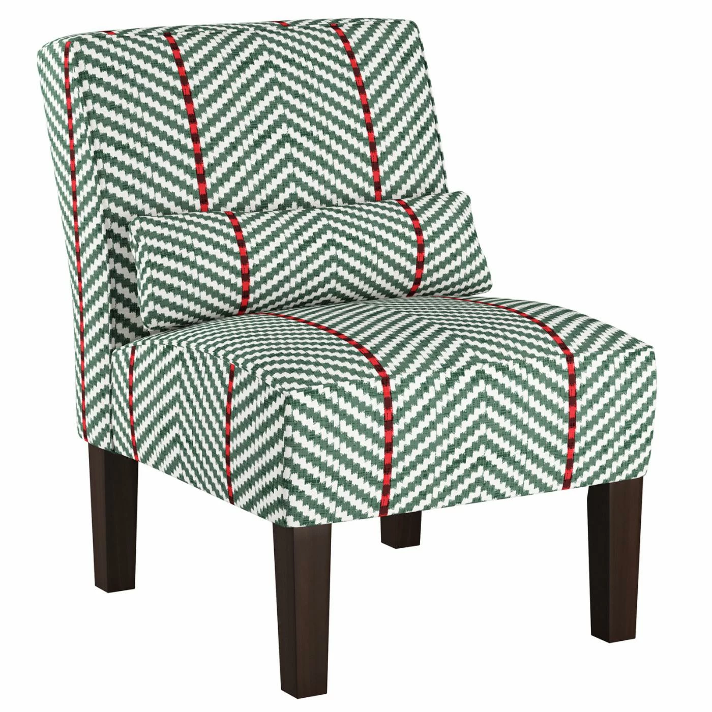 Best reviews of โค๏ธ Armless Chairs Skyline Furniture Broken Twill Evergreen Armless Chair ๐