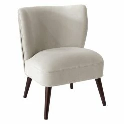 Brand new 🥰 Armless Chairs Skyline Furniture Velvet Mid-Century Armless Pleated Accent Chair 🧨