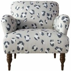 Best deal ❤️ Arm Chairs Skyline Furniture Brush Cheetah Chair 🌟