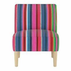 Hot Sale ๐ Armless Chairs Skyline Furniture Serape Stripe Armless Accent Chair ๐ฅ