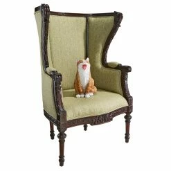 Discount ❤️ Wingback Chairs Design Toscano Louis XVI Wingback Armchair 🤩