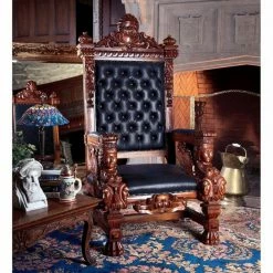 Deals 🎁 Arm Chairs Design Toscano The Fitzjames Throne 👏