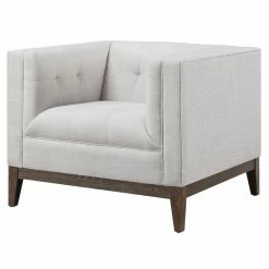 New 🔔 Arm Chairs TOV Furniture Gavin Linen Chair 💯