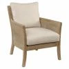 Hot Sale 😀 Arm Chairs HN Home Martin Coastal Natural Armchair 🔔
