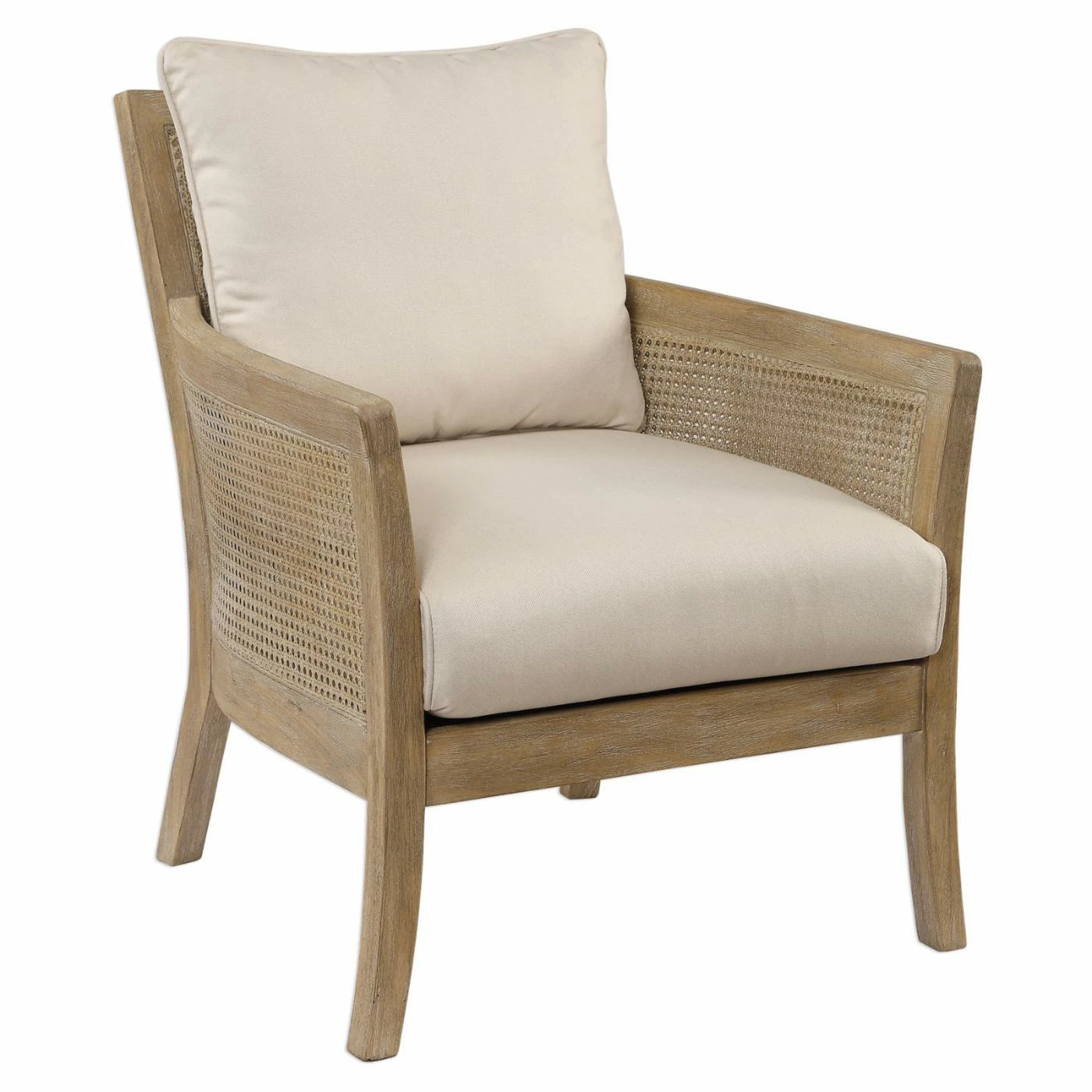 Hot Sale ๐ Arm Chairs HN Home Martin Coastal Natural Armchair ๐