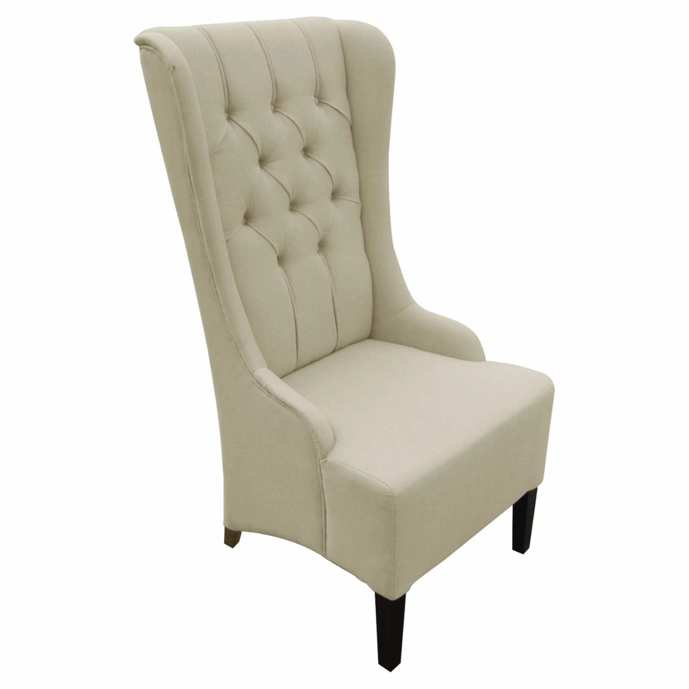 Deals ๐ฅฐ Wingback Chairs Baxton Studio Beige Linen Modern Accent Chair ๐ฏ