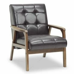 Coupon ๐ฅฐ Arm Chairs Baxton Studio Mid-Century Masterpieces Club Chair - Brown โจ