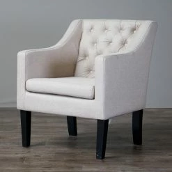 Cheapest ๐ Arm Chairs Baxton Studio Brittany Club Chair ๐