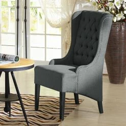 New ✨ Wingback Chairs Baxton Studio Vincent Wingback Chair 🔔