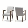 Flash Sale 🎁 Arm Chairs HN Home Bassetti Mid-Century Modern Upholstered Wooden Armchair - Set Of 2 ⭐