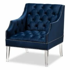 Cheap 🤩 Arm Chairs Baxton Studio Silvana Upholstered Accent Arm Chair 🔔