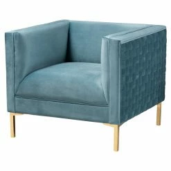 Budget 🔥 Arm Chairs Baxton Studio Seraphin Glam / Luxe Upholstered Velvet Armchair 👏