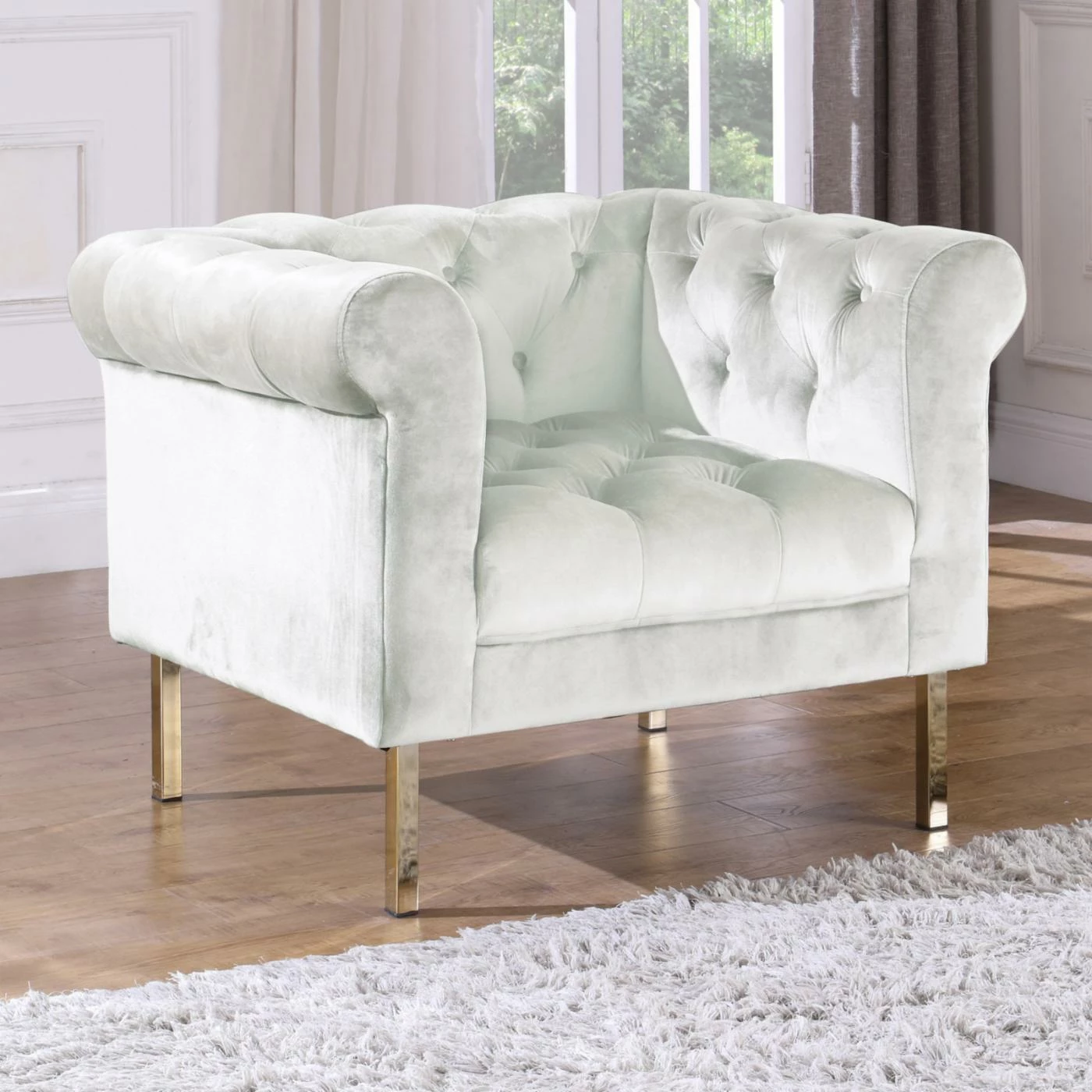 Cheap π₯ Club Chairs Chic Home Julian Velvet Club Chair π₯° - Image 5